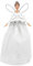 Gisela Graham White & Silver Fairy Christmas Tree Topper