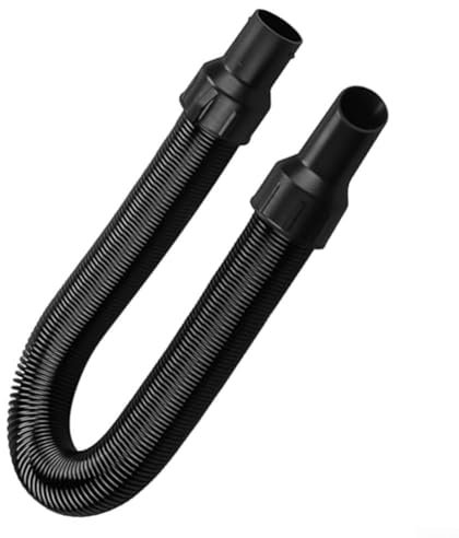 Tuyau d'aspirateur de rechange Donkivvy 5140128-68 pour souffleur à feuilles et aspirateur De-Walt 704660053412 DCV580 DCV581H DCV580MAX, ABS + caoutchouc, Noir, 1 pièce