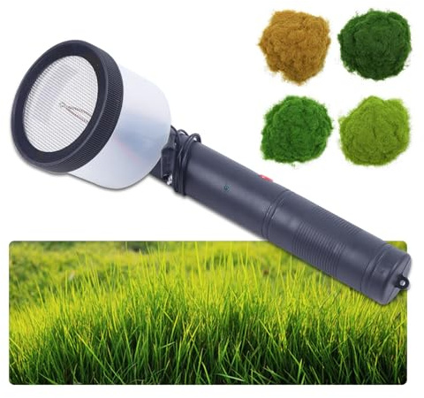 DSYOGX Static Grass Applicator Mini Statik-Graspose Handheld Elektrostatische Beflockungsmaschine Tragbare Grasmaster mit Rutschfester Griff für Pflanzmodelle, Landschaftsmodelle, Baumodelle Zu Befloc