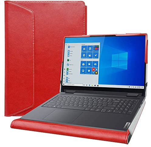 Alapmk Schutzhülle für Lenovo Yoga 7i 2-in-1 16 Gen 9/Yoga 7 2-in-1 16 Gen 9/Yoga 7i 16/Yoga 7 16/Yoga 7i 16 Gen 8/ThinkPad T16 Gen 3/ThinkPad P1 Gen 6/ThinkPad P16s Gen 3 16 Zoll Laptop, Rot