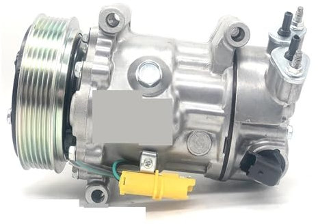 Compressore aria condizionata, compatibile for Peugeot 2008 207 208 308 3008 307 508 407 5008 607 6453WL 6453WK 9651911480 9659875780 96598758 9659875880