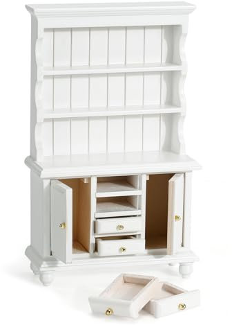 Miniatur Küchenschrank Buffetschrank 1/12 Miniatur Möbel Puppenhaus Zubehör Puppenhaus Möbel Puppenhaus Zubehör Holz