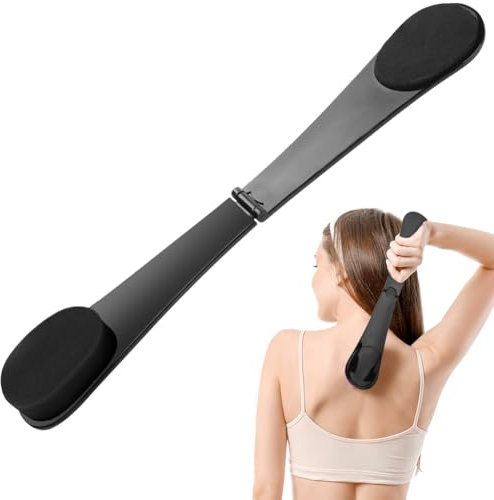 LOPHE Rücken-Applikator, Selbstbräuner Sunscreen Applicator, Rückenpflege Self Tanning, Bräunungs Self Tanner Brush für Zuhause, Schwarz