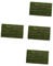 Yardwe 4pcs Turtle Cushion Reptile Tank Carpet Aquarium Mat Grass Rug Outdoor Artificial Turf for Turtle Basking Ramp Easy Maintenance