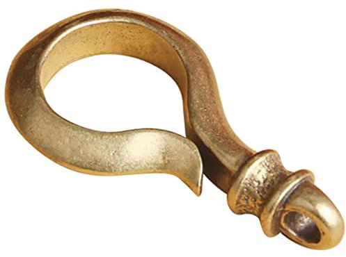 Anneome Vintage Schlüsselanhänger Massivem Messing Dekorativer Schlüsselbund Für Bastelprojekte Stilvoller Schlüsselring Für Taschen Und Perfektes Für Weihnachten