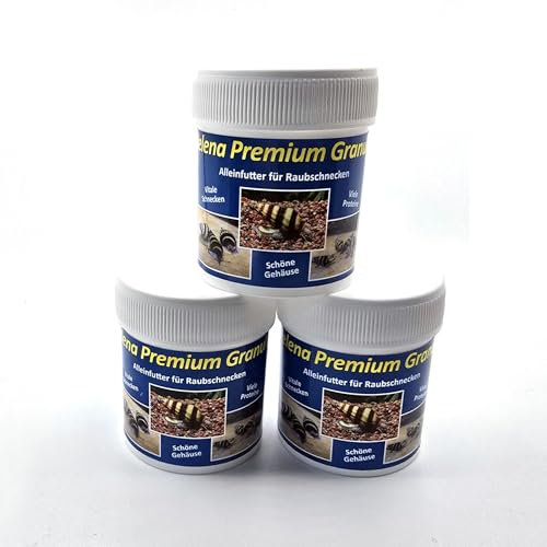 Helena Premium Granulat Alleinfutter für Raubschnecken, Clea, Futtergranulat, Hauptfutter