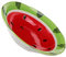 Mobestech Tazón de patrón de sandía cuenco decorativo bol bochas frutero de sandía dibujos animados tazón de frutas cuencos de frutas tazones de postre tazón de sandía Boquiabierto cerámica