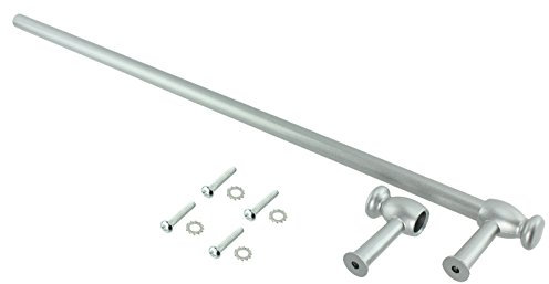 Spares2go 'Cut to size' Towel Rail/Door Handle For Bush Oven Cookers (Silver)