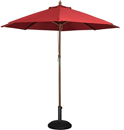 Bolero GL304 Parasol rond Rouge Diamètre 2,5 m