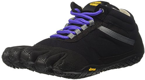 Vibram FiveFingers 15W5303 TREK Ascent Insulated, Outdoor Fitnessschuhe Damen, Mehrfarbig (Black/purple), 39 EU