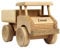 Geschenkissimo Holz-LKW für Kinder - Spielzeug Lastwagen mit Namen - Gravur - Massives Holzspielzeug, robust & langlebig - Holzauto für Kleinkinder, EIN tolles Kindergeschenk