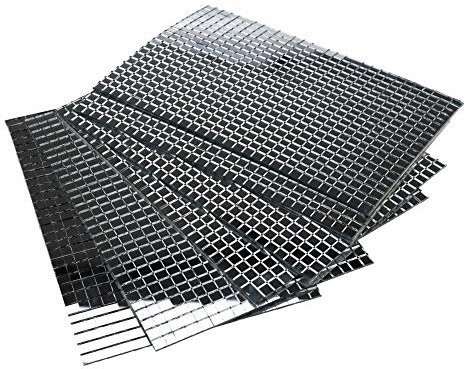 5 Sheets x 600pcs Tiny Silver Mirror Mosaic Tiles DIY Xmas Decoration 5 x 5mm