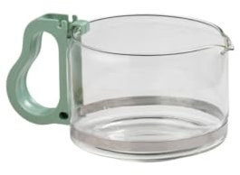 Fackelmann Verseuse à café pour cafetière Philips 444 2060850-Jarra para cafeteras, Vidrio, plástico, Verde, 13,6 x 10,1 x 10,2 cm, 1.3 litres