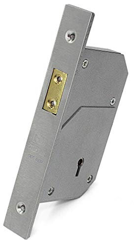 Union/Chubb C Series 3G110 5 lever Mortice lock - Satin Chrome Supplied with 5 x Keys