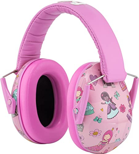 Snug Kids Ear Defenders - Noise Cancelling Headphones Protectors for Children, Toddlers and Baby (Princess)