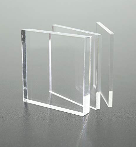 MyMaxxi | Acrylglas Acrylic Zuschnitt Glasersatz 50x50cm 5mm | Platte Scheibe klar transparent Platten | Materialstärke und Größe wählbar | mit Schutzfolie glasklar
