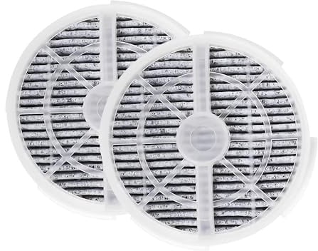 Nispira Filtro HEPA a carbone attivo di ricambio | per purificatore d'aria FridaBaby Sound Machine, Meleden, RIGOGLIOSO GL-2103, JINPUS, LTLKY 900S, 2103, confezione da 2