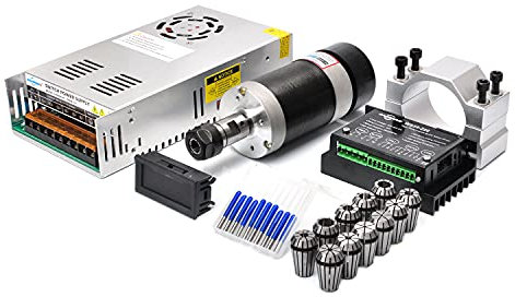 Daedalus Kit Moteur de Broche Sans Balais CNC, 400w, ER16, 48V DC, 12000RPM