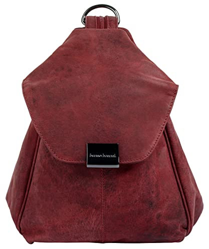 bruno banani Rucksack Echt Leder Damen | 2in1 City Backpack | Wandelbare Handtasche | Multifunktionaler Daypack | 021157