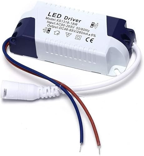 LED Transformer Driver, AC 90-265V LED Netzteil Trafo für LED Deckenleuchte, LED Treiber 280mA 8-18W/8-24W