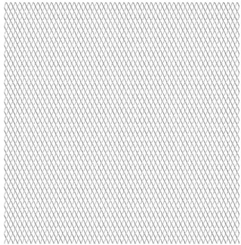 MOONAIRY Robuste et fiable également résistant Clôture Jardin Panneaux Clôture Panneau de Grillage de Jardin Acier INOX 50x50 cm 45x20x4 mm