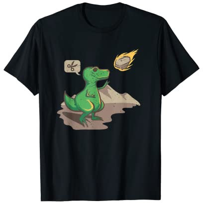 Dinosaurier & Welt spielen Stein Schere Papier Dino Kostüm T-Shirt