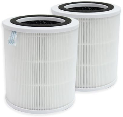 PUREBURG ErsatzFilter kompatibel mit TCL Breeva A2 Luftreiniger (AR2S),2er-Pack H13 HEPA 3-Stufen-Filtration