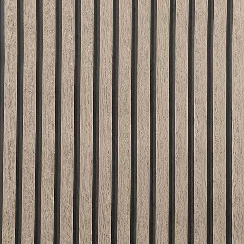 Trafagala 53 * 950cm Wood Slats Wallpaper Natural Wooden Slats Panelled Wallpaper Roll Wooden Slat Wallpapers Wood Effect Modern Realism Contemporary Feature Wall Light Oak