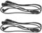 2X 3 Wege Elektrode Harness Kabel Kupferdraht für Gitarreneffekte Netzteil Splitter Schwarz