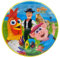 BeenSmile, 8 PLATOS 18 CM LA GRANJA DE ZENON, Platos Desechables para Fiesta de Cumpleaños Infantil, Artículos de Decoración para Fiestas Temáticas