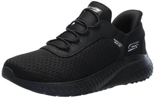 Skechers Damen Hands Free Slip Bobs Squad Chaos-in Color Sneaker, BBK, 40 EU Weit