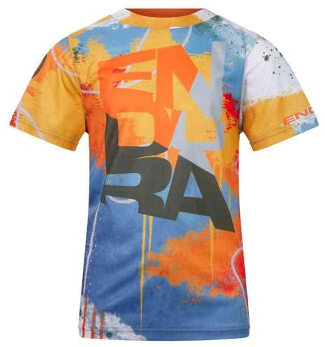 Endura Kids MTB-Jersey Kurzarm SingleTrack Core Gelb Gr. 11-12 (L)