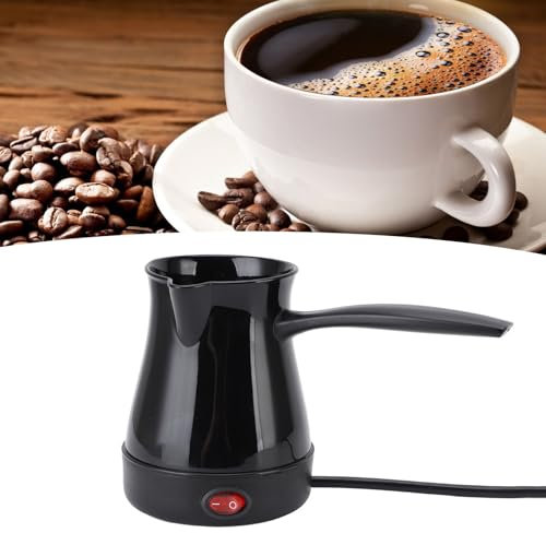 Bewinner Bollitore Elettrico Caffè Turco 300ml Caffettiera in Acciaio Inossidabile Riscaldamento Veloce per Caffè Tè Vino