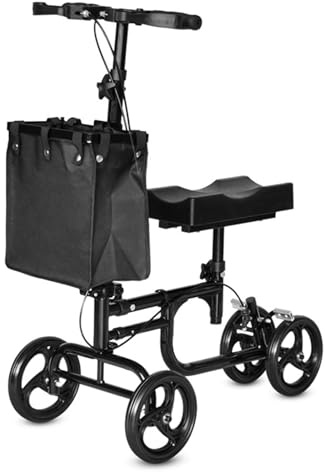 Mobilitäts Gehhilfe, Rollator Walkers Knie-Scooter, Zusammenklappbare Und Verstellbare Knieroller, Bessere Alternative Zu Krücken Für Gebrochenes Bein, Fuß, Knöchel-Verletzungen