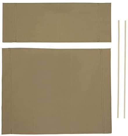 HAOHIZE Stuhlhussen Regiestuhl, Regiestuhlbezug, Klappbare Campingstühle, Direktoren Stuhlbezüge, Outdoor-Stuhlbezug, Staubdicht, Wasserdicht, Oxford-Stoff, Ersatzbezug Sitzbezüge (Khaki)