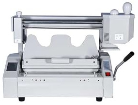 Drahtbindemaschine CYJB-2 A4 Desktop Thermoklebebuchbindemaschine Klebebindemaschine mit Heißklebebinder Präzise Papierausrichtung