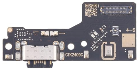 Remplacement compatible avec XIAOMI REDMI 13 24040RN64Y FLAT FLEX CABLE DOCK USB JACK CONNECTEUR CHARGE + MICROPHONE SYNC DONNÉES CIRCUIT SUB BOARD PORT USB TYPE C