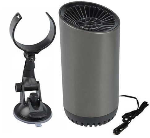 Chauffage De Voiture Portable – Ventilateur Oscillant Rechargeable, Ventilateur De Dégivreur De Fenêtre | Ventilateur Sans Fil À Piles, Dégivreur De Pare-brise De Voiture, Ventilateur De Refroidisseme