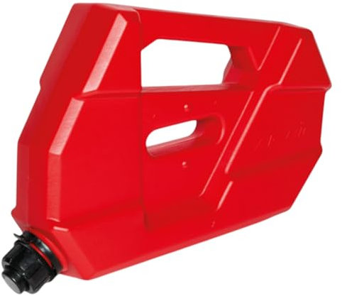 Alfarad Benzinkanister 5L Kraftstofftank Benzinkanister Dieselkanister Reservekanister Kraftstoffkaniste Wasserkanister Benzin Diesel mit Halterung für ATV UTV Motorrad Rot