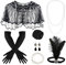 Meleager Damen Accessoires, 20er Jahre, Gatsby, Charleston, Karneval, Partys