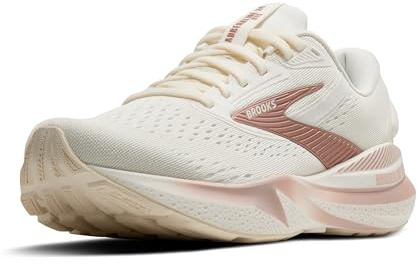 Brooks Femme Adrenaline GTS 24 Sneaker, Coconut/Rose Gold/White, 42 EU