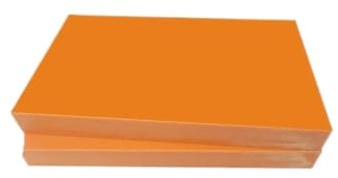 Pannelli in legno lamellare arancione ad alta temperatura, pannello in plastica fenolica 2 pezzi, pannello di colla for lavorazione di pannelli in bachelite mandarino, isolamento in piastre di bacheli