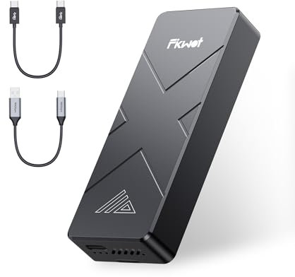 Fikwot FP110 500GB Externo SSD, Refrigeración Interna por Ventilador, hasta 3700 MB/s, Protocolo de Transferencia USB4, Compatible con Smart TV, PS5/PS4(Pro), iPhone 15/16, Xbox, Mac y Windows