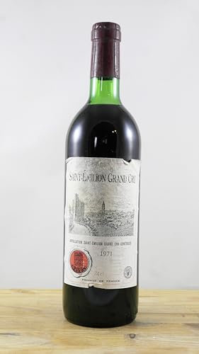 Saint-Emilion Grand Gru Blervaque Bouteille de Vin Millésime 1971 HE