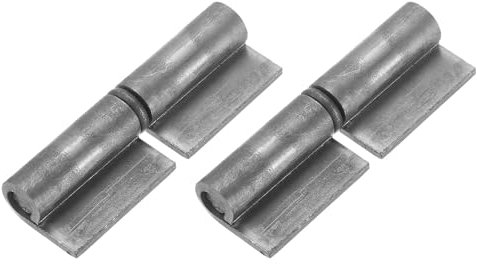 QUARKZMAN Bisagras Desmontables Soldables, Paquete 2, 3-1/7 x 1 Bisagras Acero Para Puertas Con Pasador Extraíble, Bisagras Desmontables Para Puertas Abatibles Y Rampas Remolque