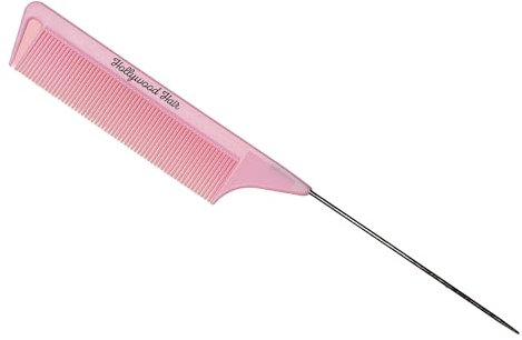 HH Hollywood Hair Kamm Stielkamm Zum Kämmen Und Stylen – Reißt Keine Haare Aus – Entwirrt Verfilztes Und Verknotetes Haar Perfekt - Haarkamm