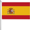 Bandera Del Patio España Bandera Personalizada Reforzada Bandera De Terraza Para Césped, Granja, Balcón, 90X150cm