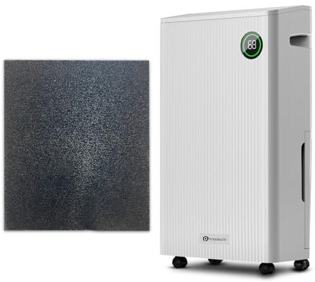 PureMate 20L Dehumidifier Replacement Carbon Filter Model no: PM480 - Pack of 3 Filter