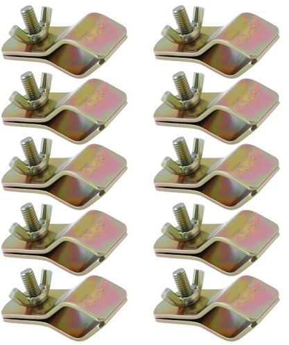 SG Store 10pcs 18-22mm Tent Clamps with Wing Nut for Tent Poles and Awning