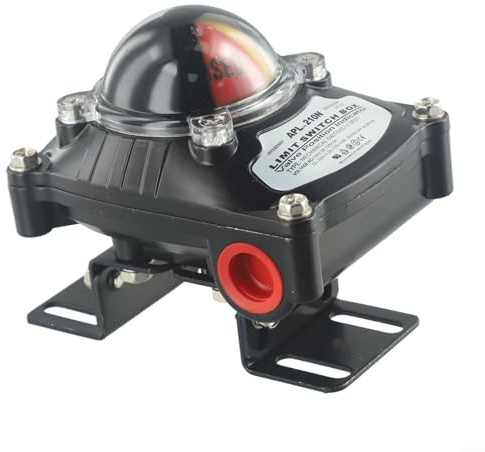 Gettimore Interrupteur de fin de course mécanique miniature APL210N 125 V/5 A 2SPDT avec indicateur d'étanchéité IP67 pour la position de la valve